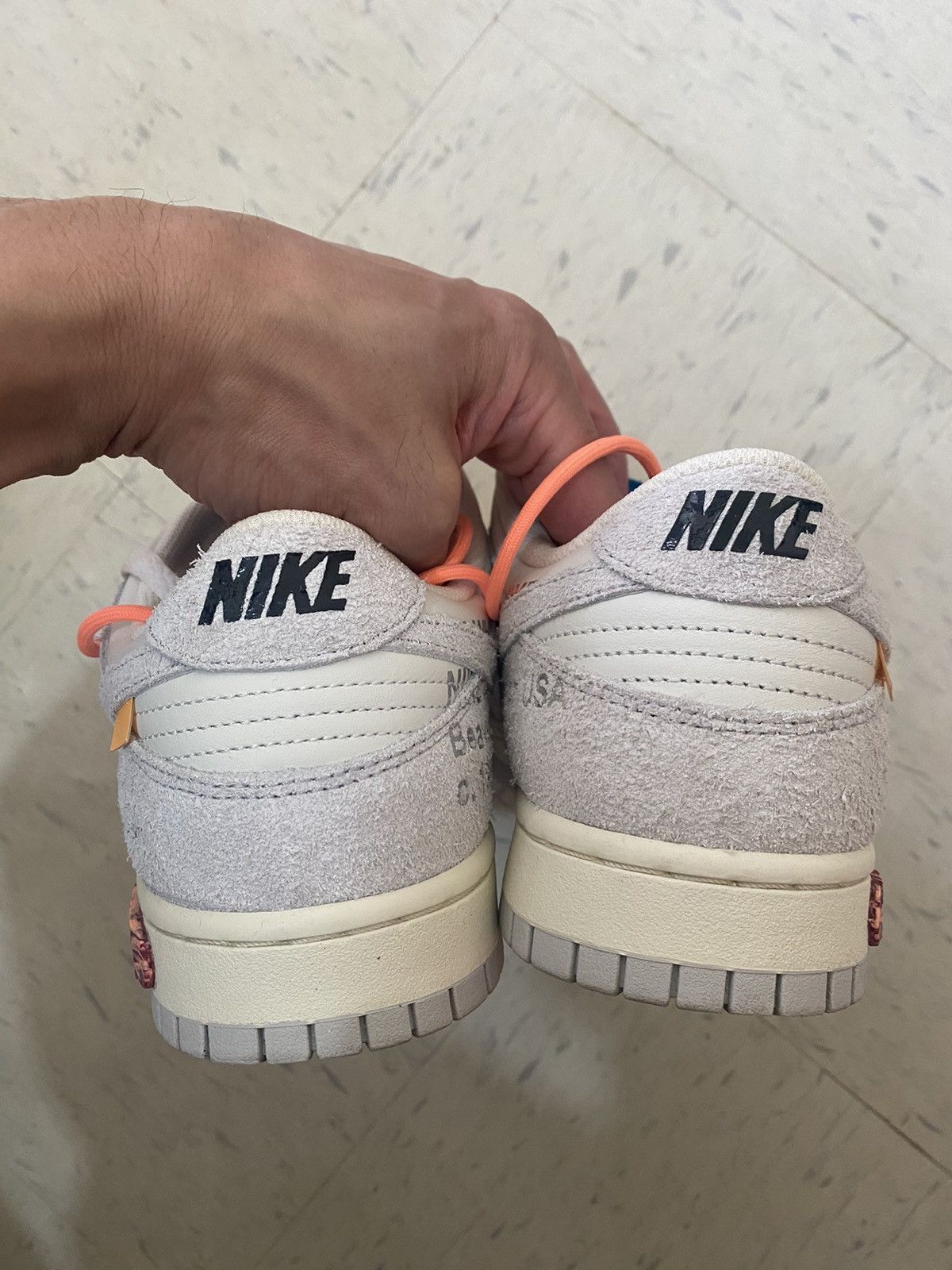 Nike × Off-White Nike dunk low off white Size US 11 / EU 44 - 4 Thumbnail