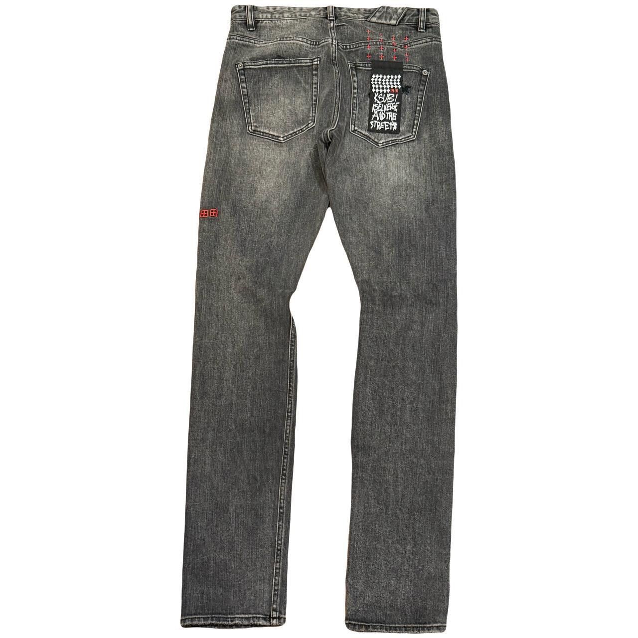 Ksubi Ksubi Chitch KSelvedge 3 Year Grey KSelvedge Jeans Size US 30 / EU 46 - 1 Thumbnail