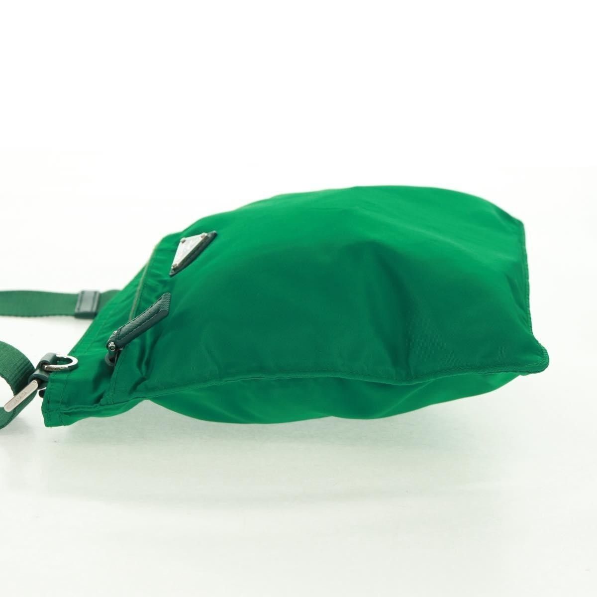 Prada PRADA Shoulder Bag Nylon Green Silver Auth 164302V Size ONE SIZE - 3 Thumbnail