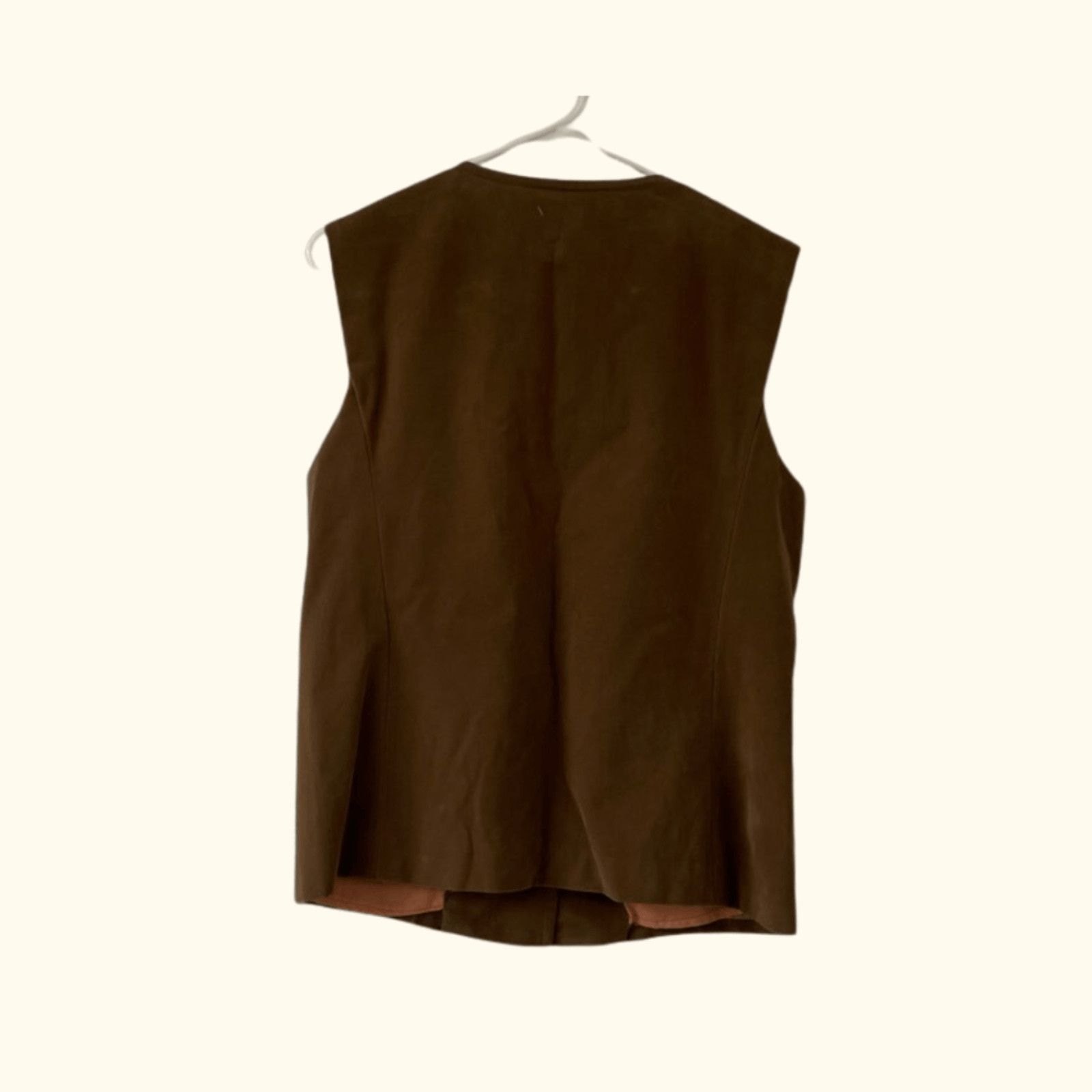 Vintage VTG Suede Vest | Frank Lee Brown Western | 60s Workwear Size US S / EU 44-46 / 1 - 3 Thumbnail