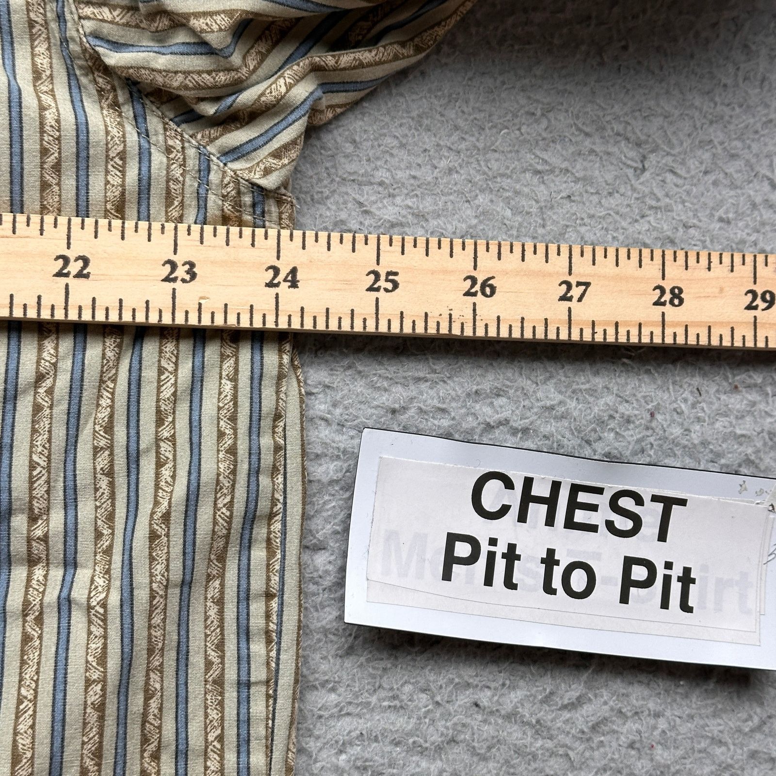Guess Vintage Guess Striped Button Long Sleeve Shirt Large Blue Size US L / EU 52-54 / 3 - 3 Thumbnail