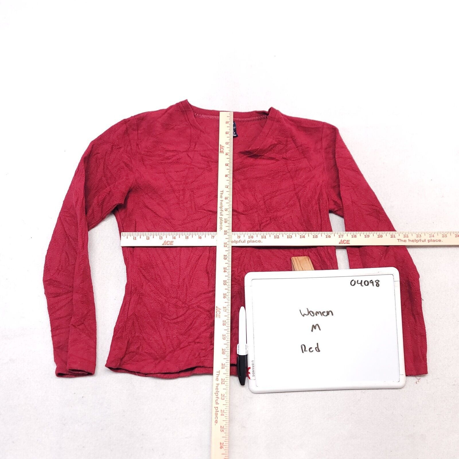 Gap Gap Long Sleeve Sleepwear Pajama Top Womens Size Medium Red Size ONE SIZE - 6 Thumbnail