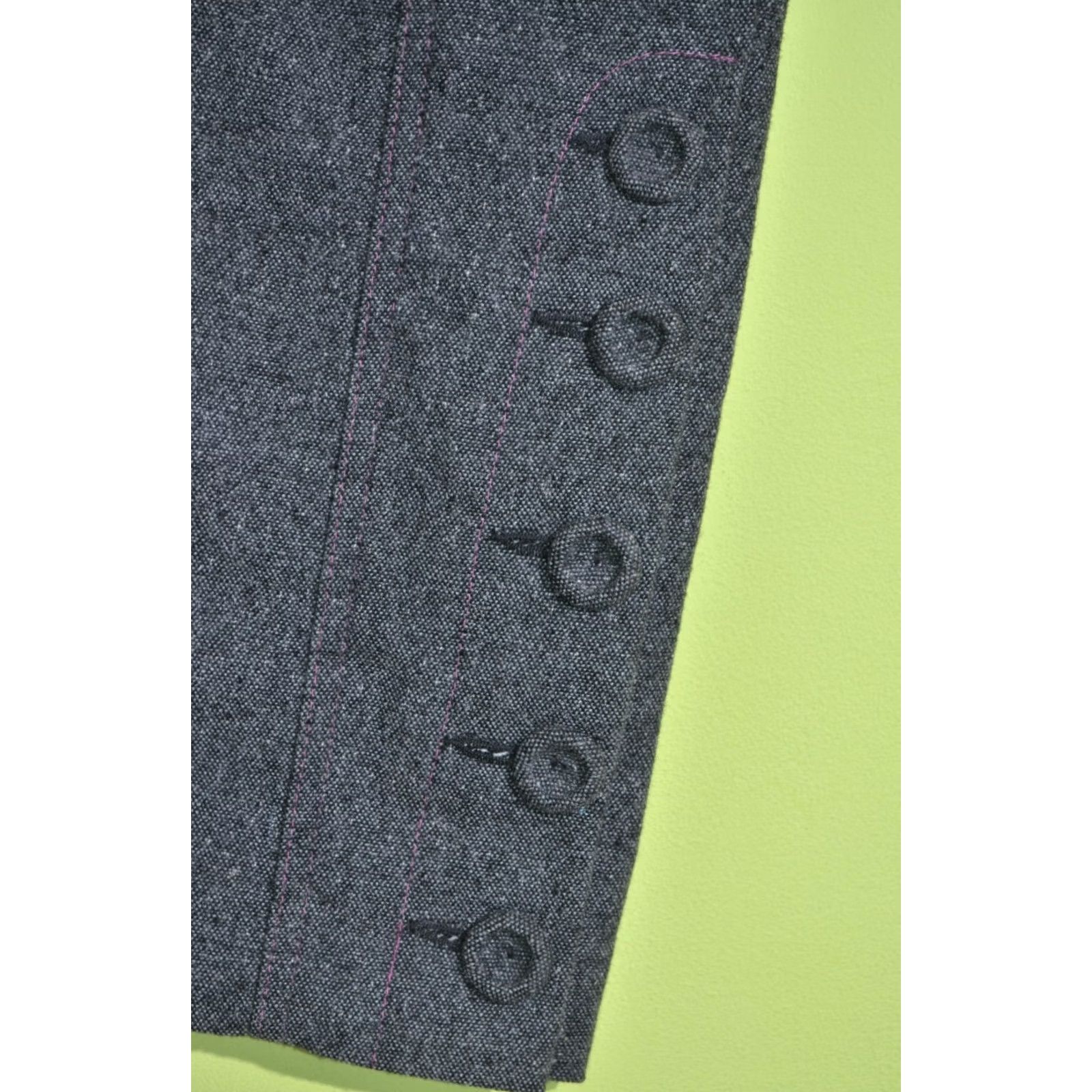 Just Cavalli Just Cavalli Grey Wool/Silk Trousers 42 Women Size 42Trousers Grey, Wool, Silk, Size 42, Women, Just Cavalli, Trousers, Regular, Grey, 90s? Size 28" / US 6 / IT 42 - 3 Thumbnail