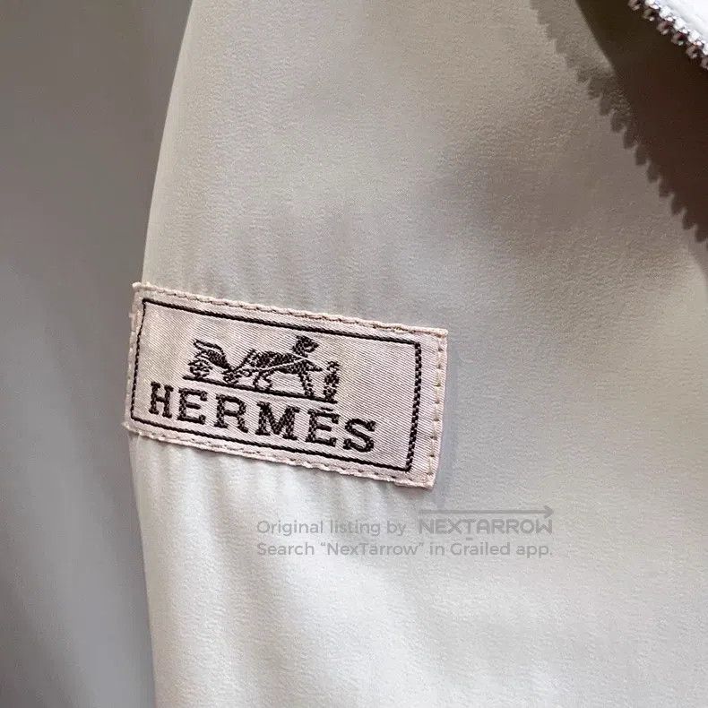 Hermes Hermes Solid Color Collar Zipper Sleeveless Vest Size US L / EU 52-54 / 3 - 3 Thumbnail