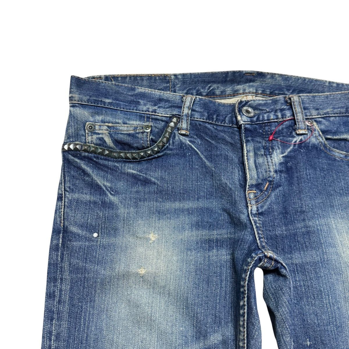 Hysteric Glamour Hysterics Glamour Denim Skinny Jeans Studded Size 32" / US 10 / IT 46 - 4 Thumbnail