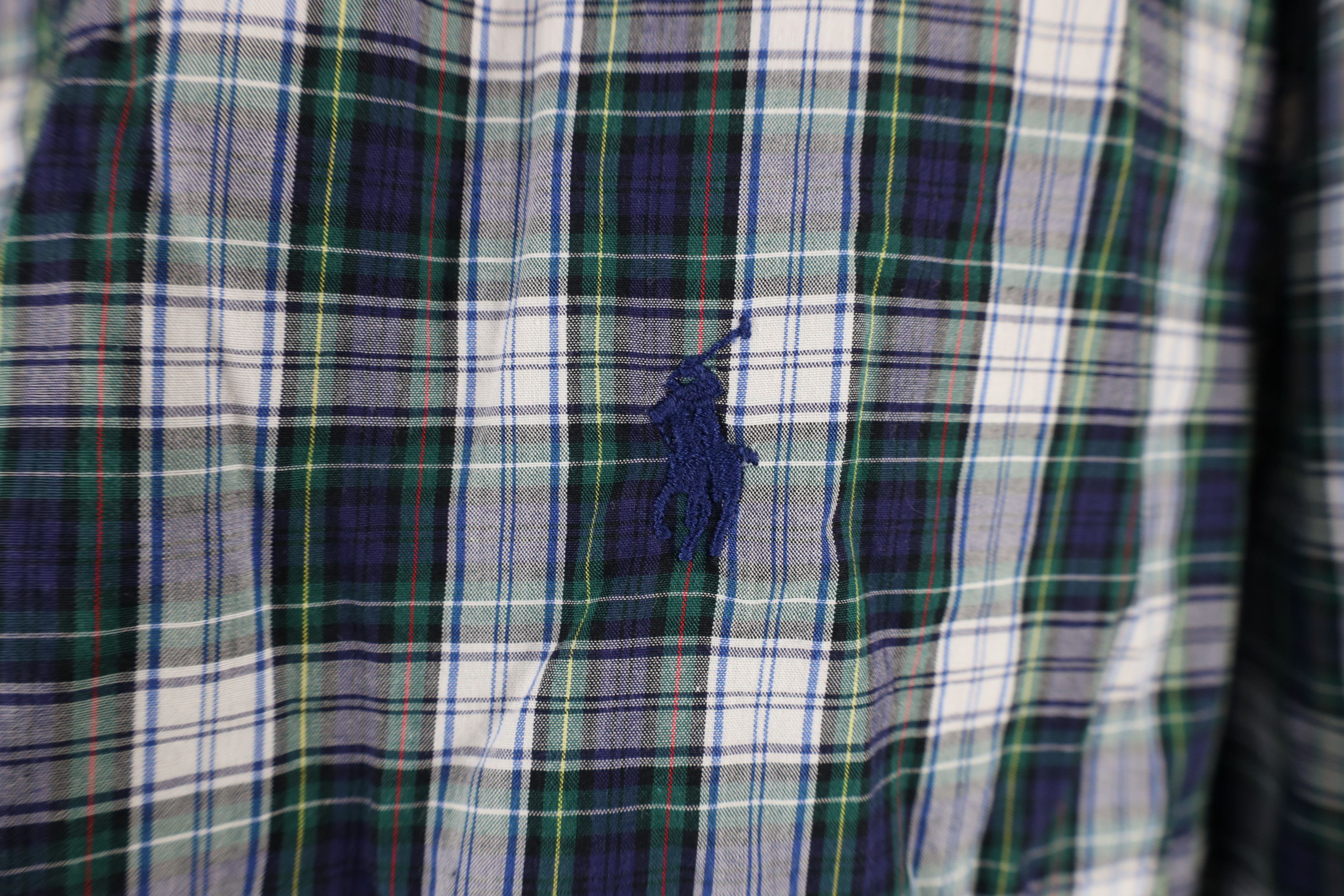 Ralph Lauren × Vintage Vintage 90s Ralph Lauren Collared Button Down Shirt Plaid Size US XXL / EU 58 / 5 - 4 Thumbnail