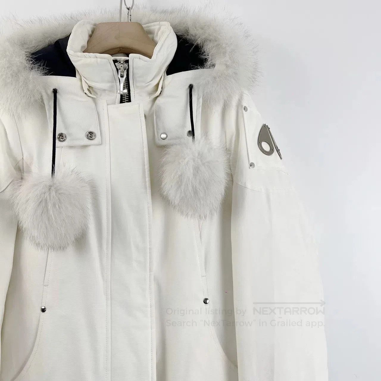 Moose Knuckles Moose Knuckles Stirling White Down Jacket. Size S / US 4 / IT 40 - 3 Thumbnail