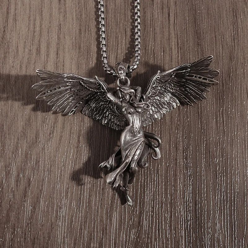 Jewelry Sexy Goddess Angel Pendant Necklace Size ONE SIZE - 3 Thumbnail