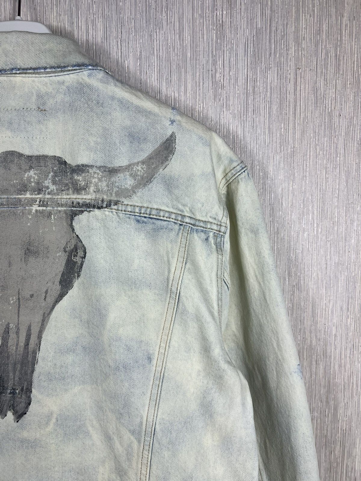 Denim & Supply Ralph Lauren Ralph Lauren denim & supply acid bleach skull denim jacket Size US M / EU 48-50 / 2 - 15 Thumbnail