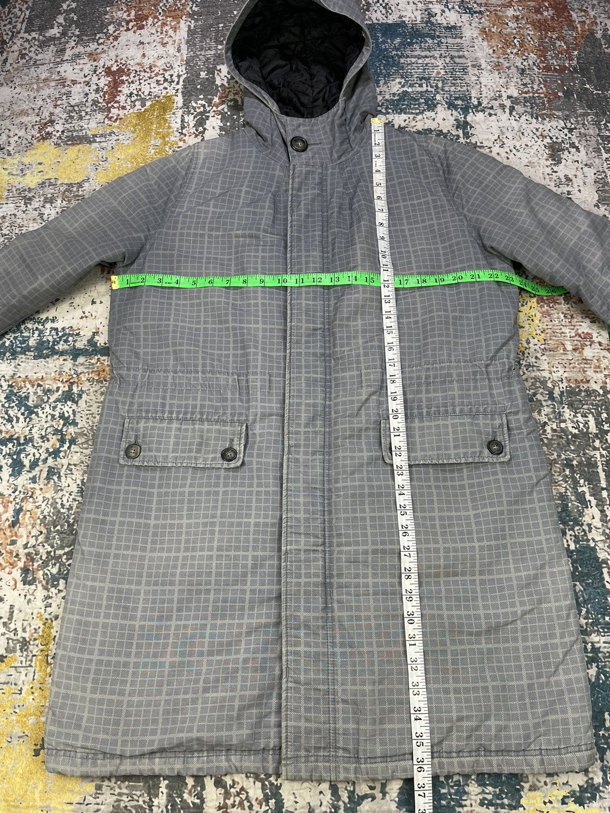 A.P.C. A.P.C Canadian Winter Coat Checked Grey Mod Jackets Size US M / EU 48-50 / 2 - 6 Thumbnail