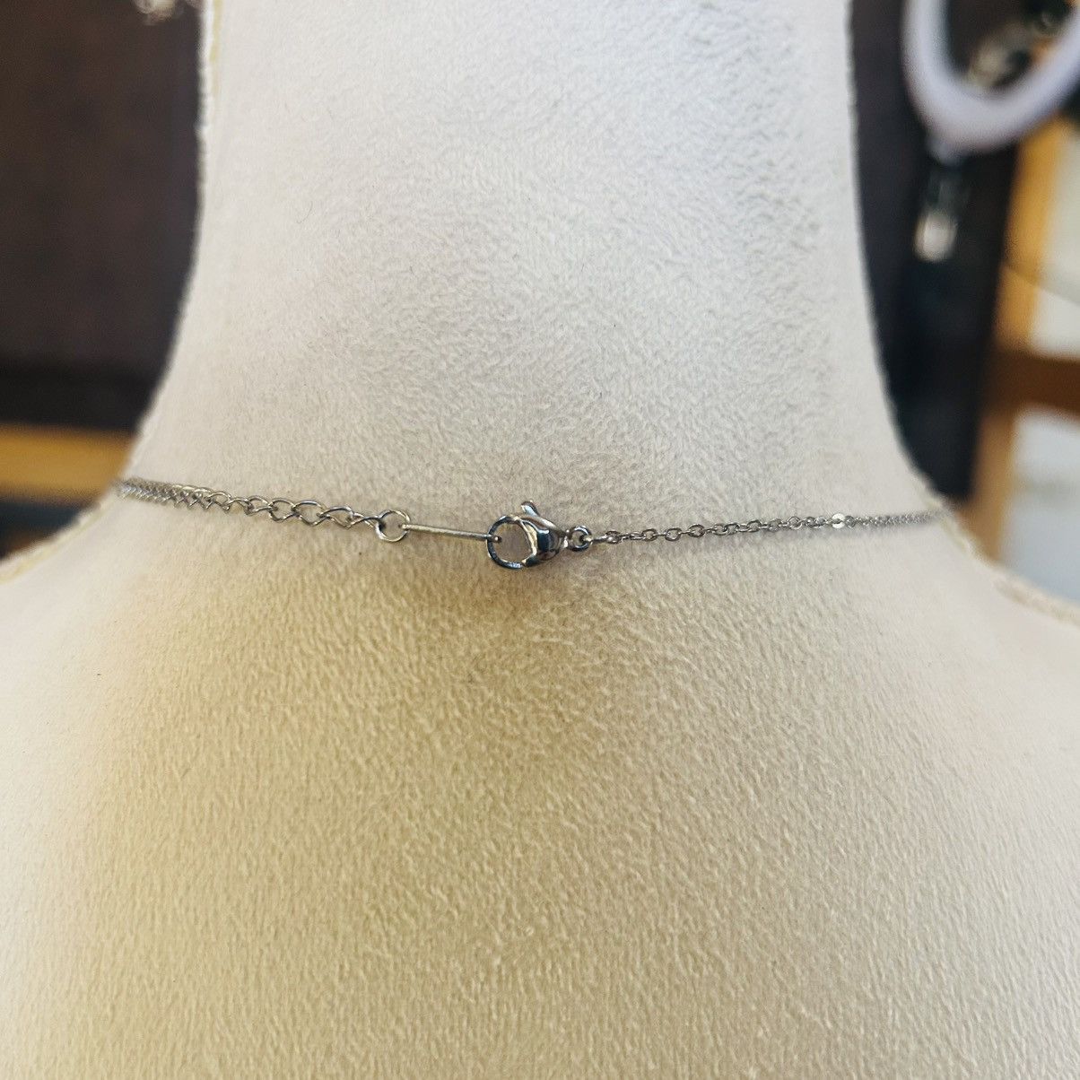 Vintage Vintage 80s dual tone snap bale pendant on chain necklace Size ONE SIZE - 5 Thumbnail