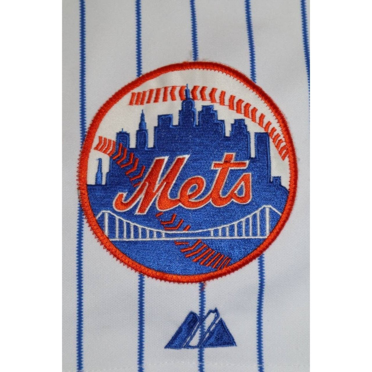 Vtg David Wright #5 New York Mets Majestic Pinstripe Sz 60