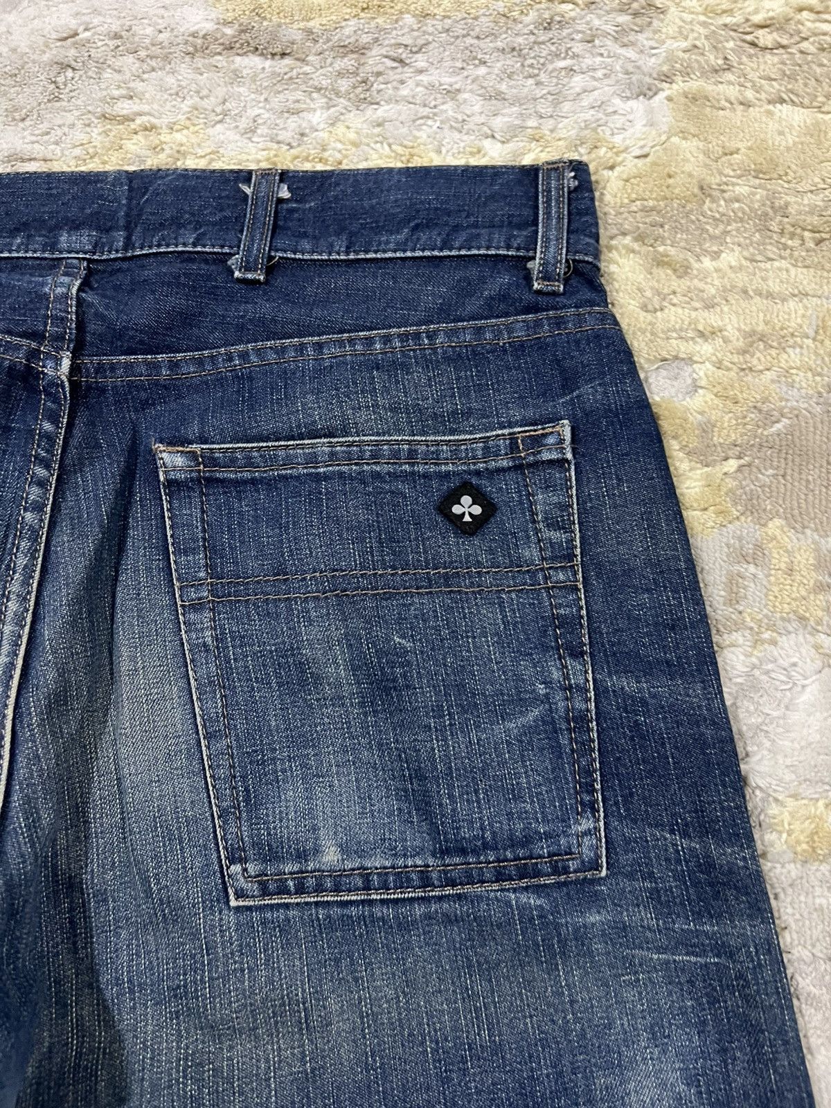 Christophe Lemaire Christophe Lemaire 🇫🇷 Super Flare Hem Honeycomb Wash Denim Size US 31 - 8 Thumbnail