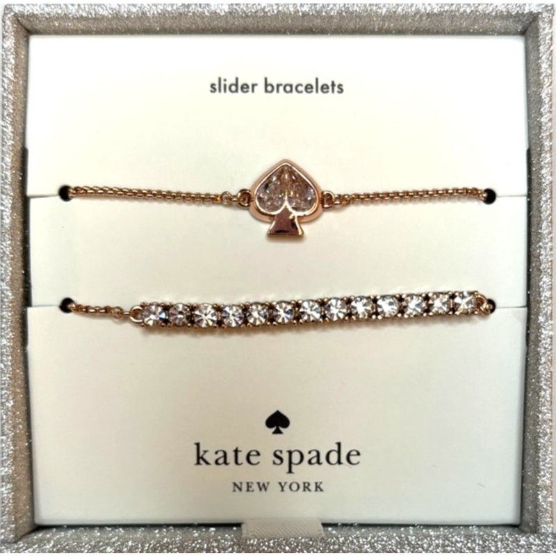 Kate Spade KATE SPADE 2-pc Slider Bracelet Gift Set | Rose Gold Color Size ONE SIZE - 1 Thumbnail