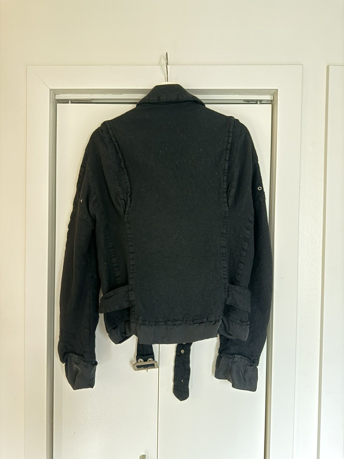 Junya Watanabe fw07 Felted Wool Shrunken Rider Jacket Size US S / EU 44-46 / 1 - 2 Thumbnail