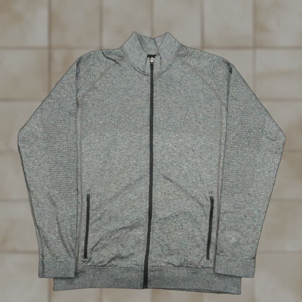 Lululemon Lululemon Jacket Mens XL Gray Full Zip Pockets Long Sleeve Engineered Warmth Regular Fit Casual Activewear Workwear Size US XL / EU 56 / 4 - 1 Thumbnail