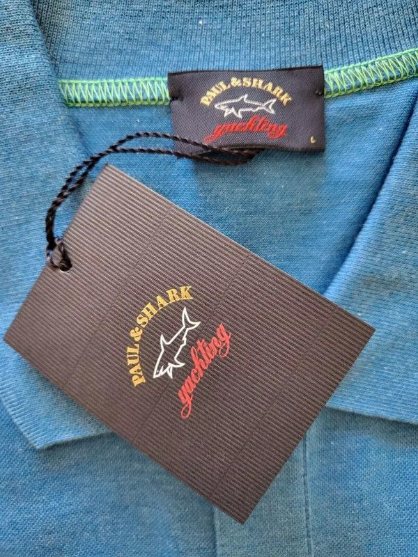Paul & Shark RRP320€ PAUL&SHARK sz L Polo Yachting Short Sleeves Solid Size US L / EU 52-54 / 3 - 2 Thumbnail