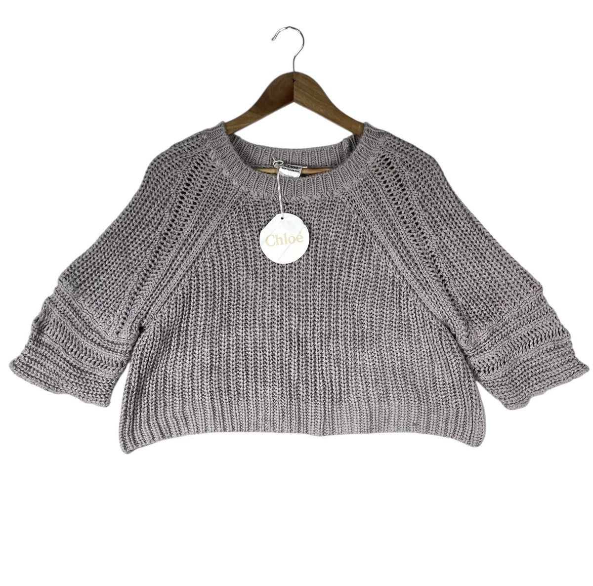 Chloe Deadstock W Tag Luxury Chloé Knitwear Croptop Women Size S / US 4 / IT 40 - 2 Thumbnail