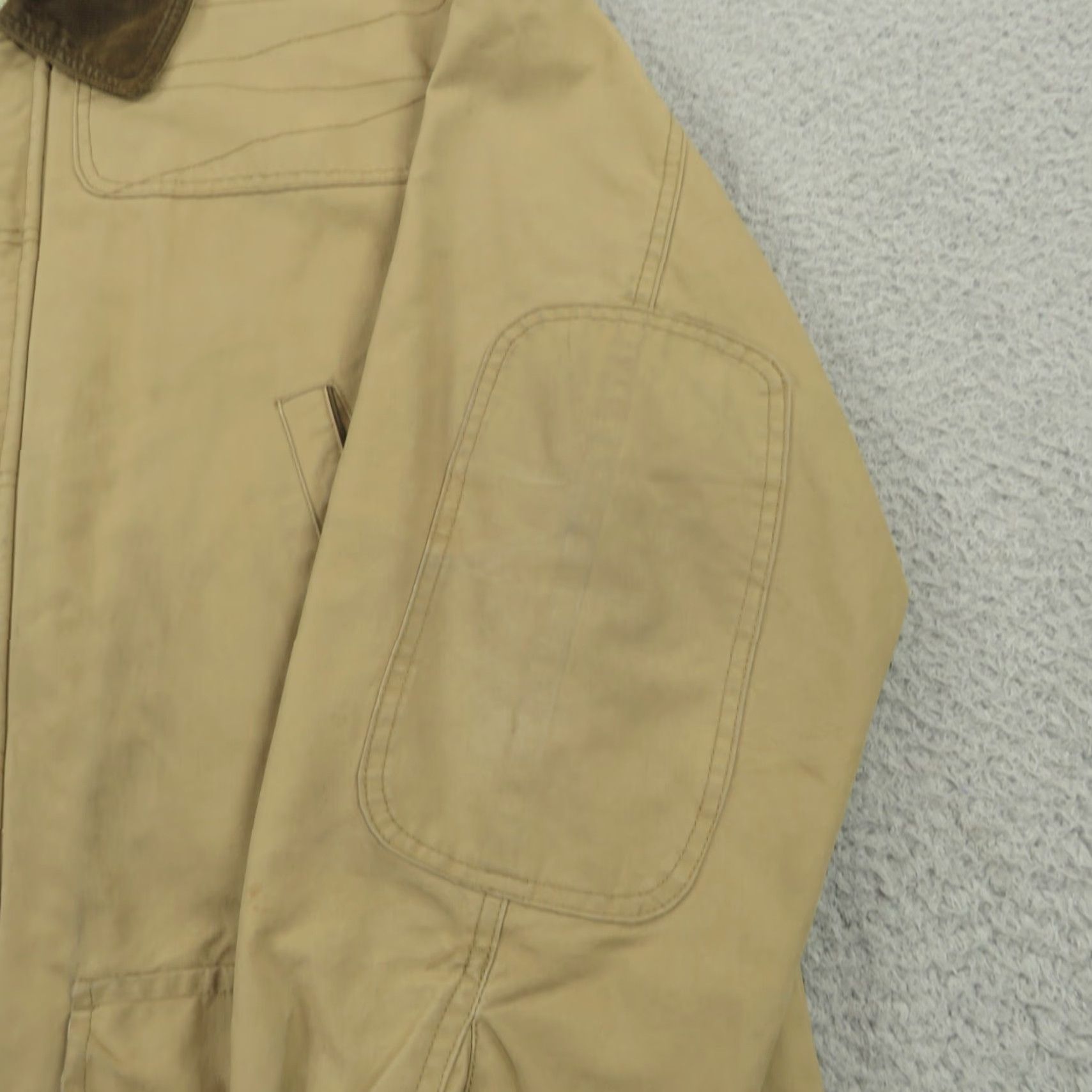 Orvis Orvis Jacket Men XL Chore Barn Shooting Patch Hunting Khaki Lined Corduroy Coat Size US XL / EU 56 / 4 - 6 Thumbnail