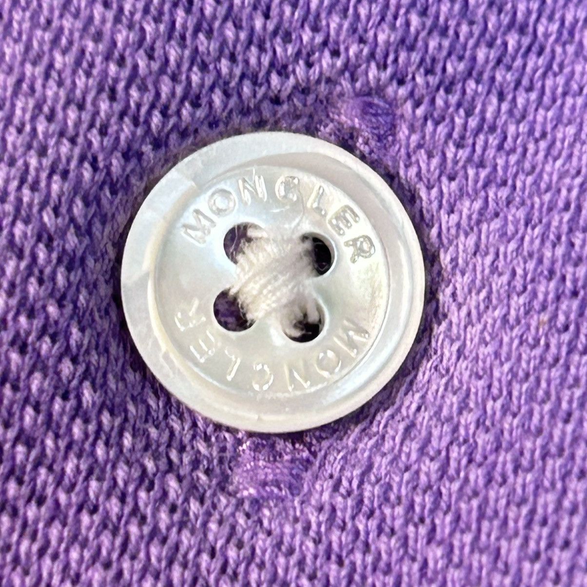 Moncler Luxury Men's Polo Shirt Moncler Lilac Logo Size US S / EU 44-46 / 1 - 8 Thumbnail