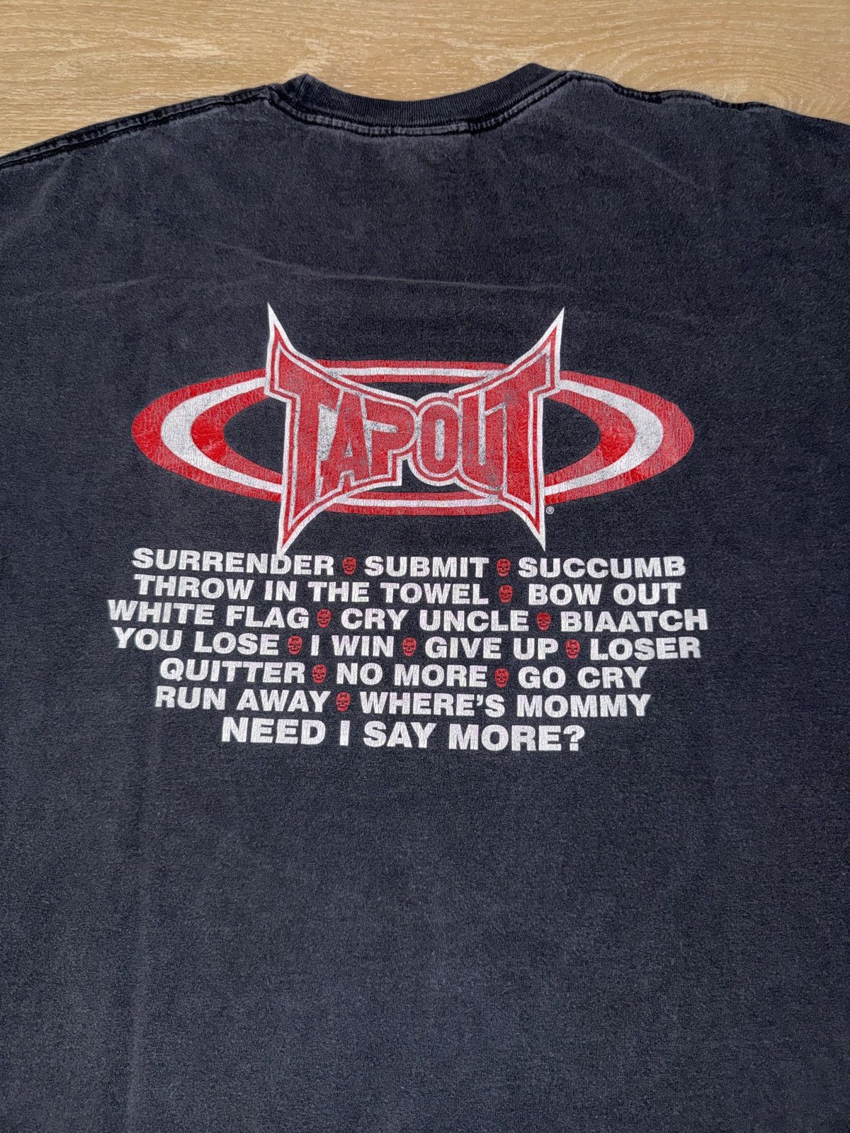 Tapout Vintage Tapout Double Sided Graphic T-Shirt Size US XXL / EU 58 / 5 - 4 Thumbnail