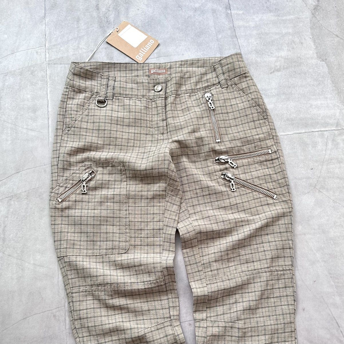 John Galliano Punk John Galliano Zipper Pants Jeans Newspaper Dior Era Size 27" / US 4 / IT 40 - 1 Thumbnail