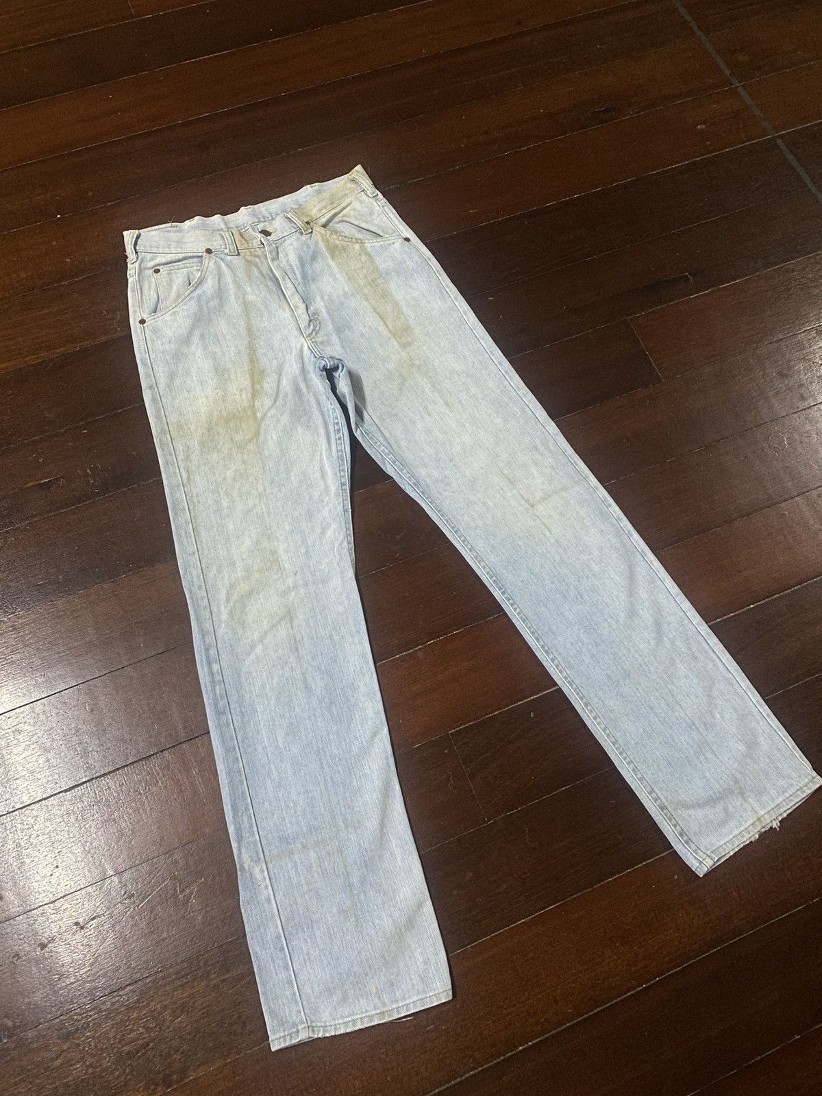 Lee Vintage 70s LEE Riders mud wash rusty talon 42 Size US 32 / EU 48 - 2 Thumbnail