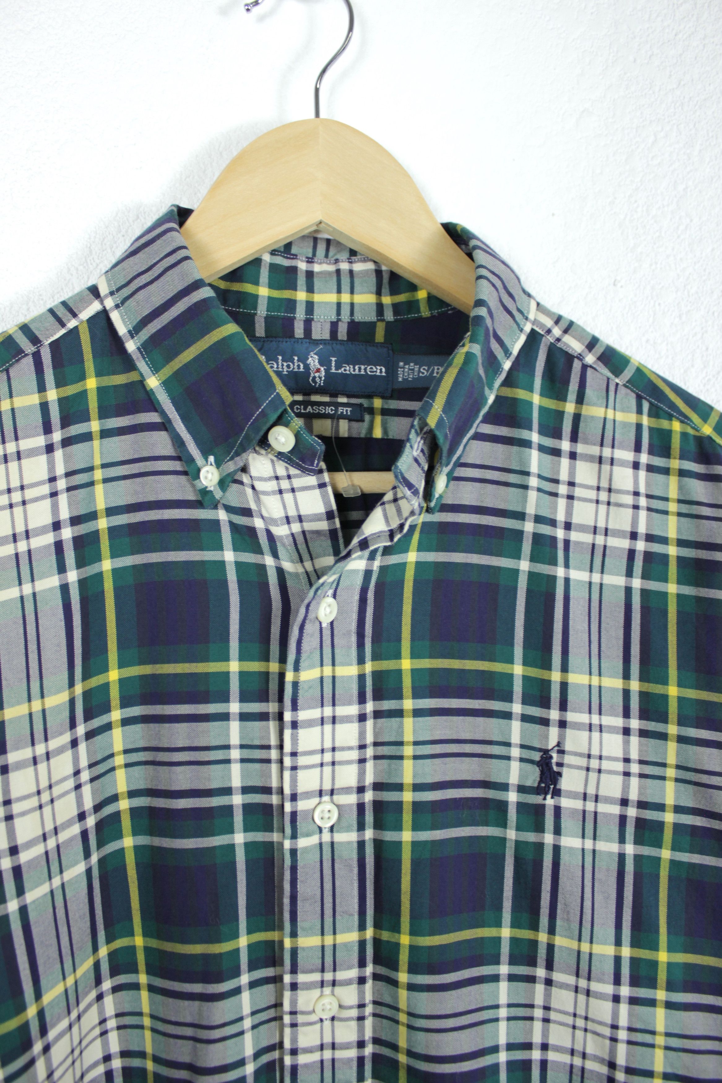 Polo Ralph Lauren Polo Ralph Lauren Pony Logo Green Tartan Check Oxford Shirt Size US L / EU 52-54 / 3 - 2 Thumbnail