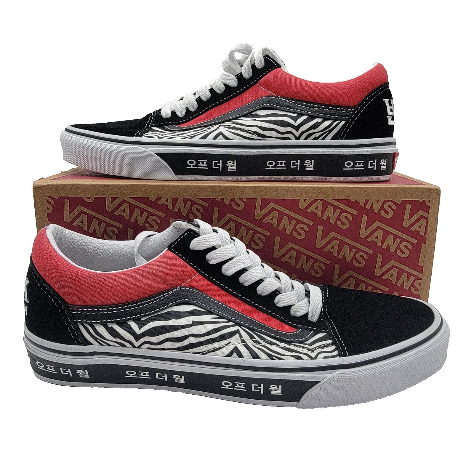 Vans Vans Old Skool Shoes Mens Sz 9 Wmns 10.5 Korean Typography Size US 9 / EU 42 - 1 Thumbnail