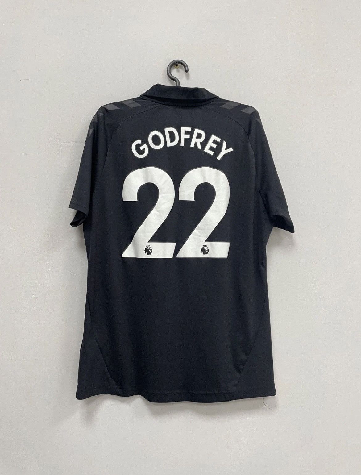 Hummel Everton 2021/2022 #22 Godfrey Away Football Shirt Jersey Size US M / EU 48-50 / 2 - 1 Thumbnail