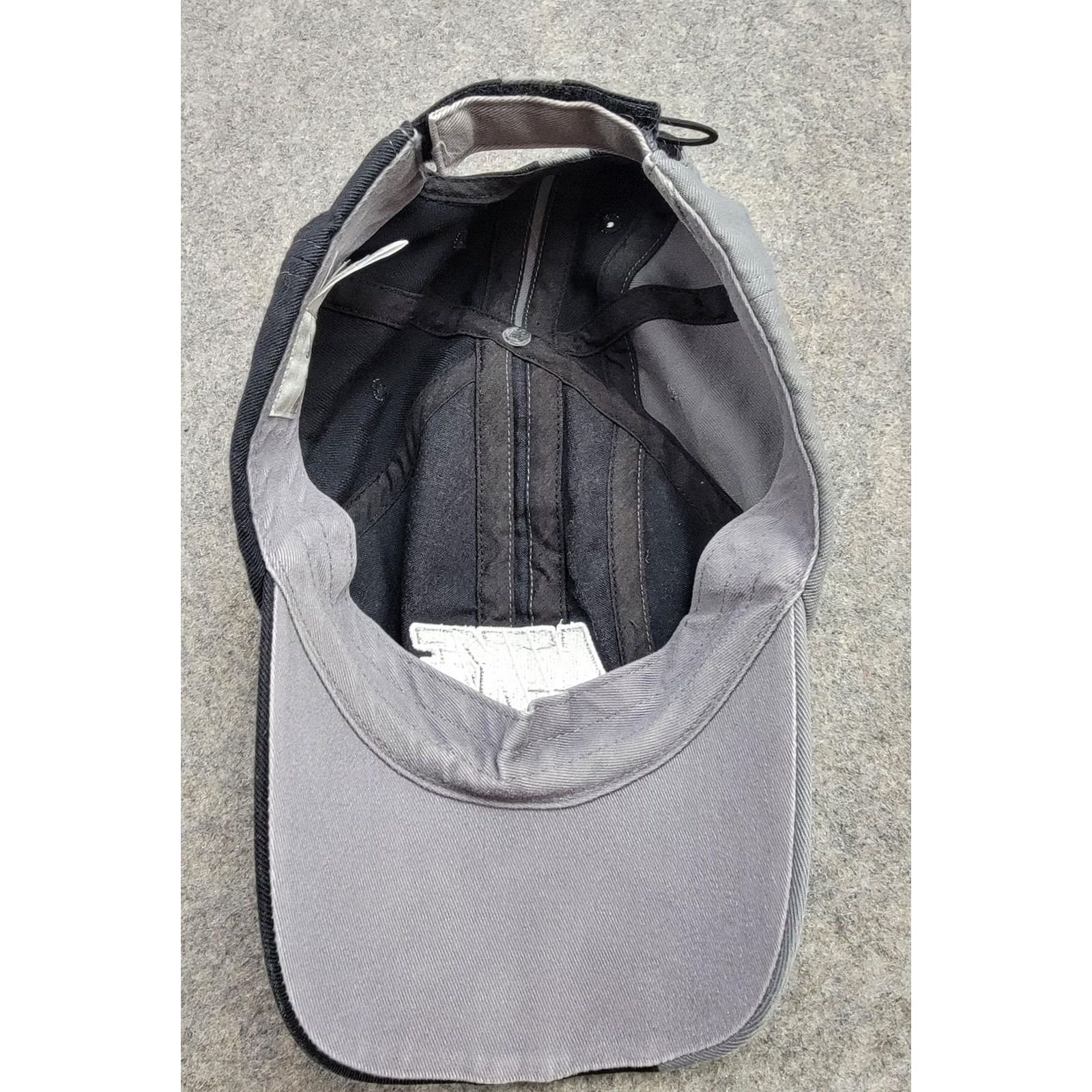 Nike Nike Hat Cap Mens Black Gray Embroidered Just Do It Zoom Max 72x Strap Back Size ONE SIZE - 7 Thumbnail
