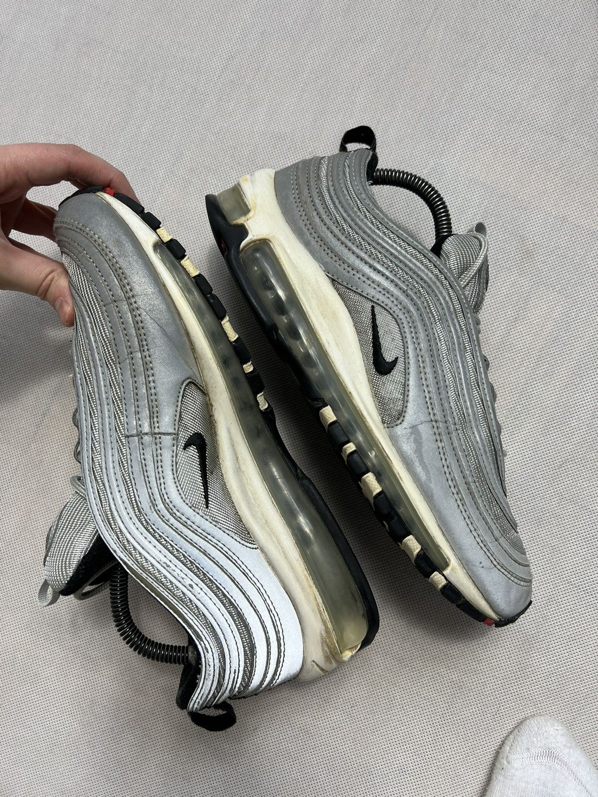 Nike Shoes Nike Air Max 97 Grey Size US 8 / EU 41 - 3 Thumbnail