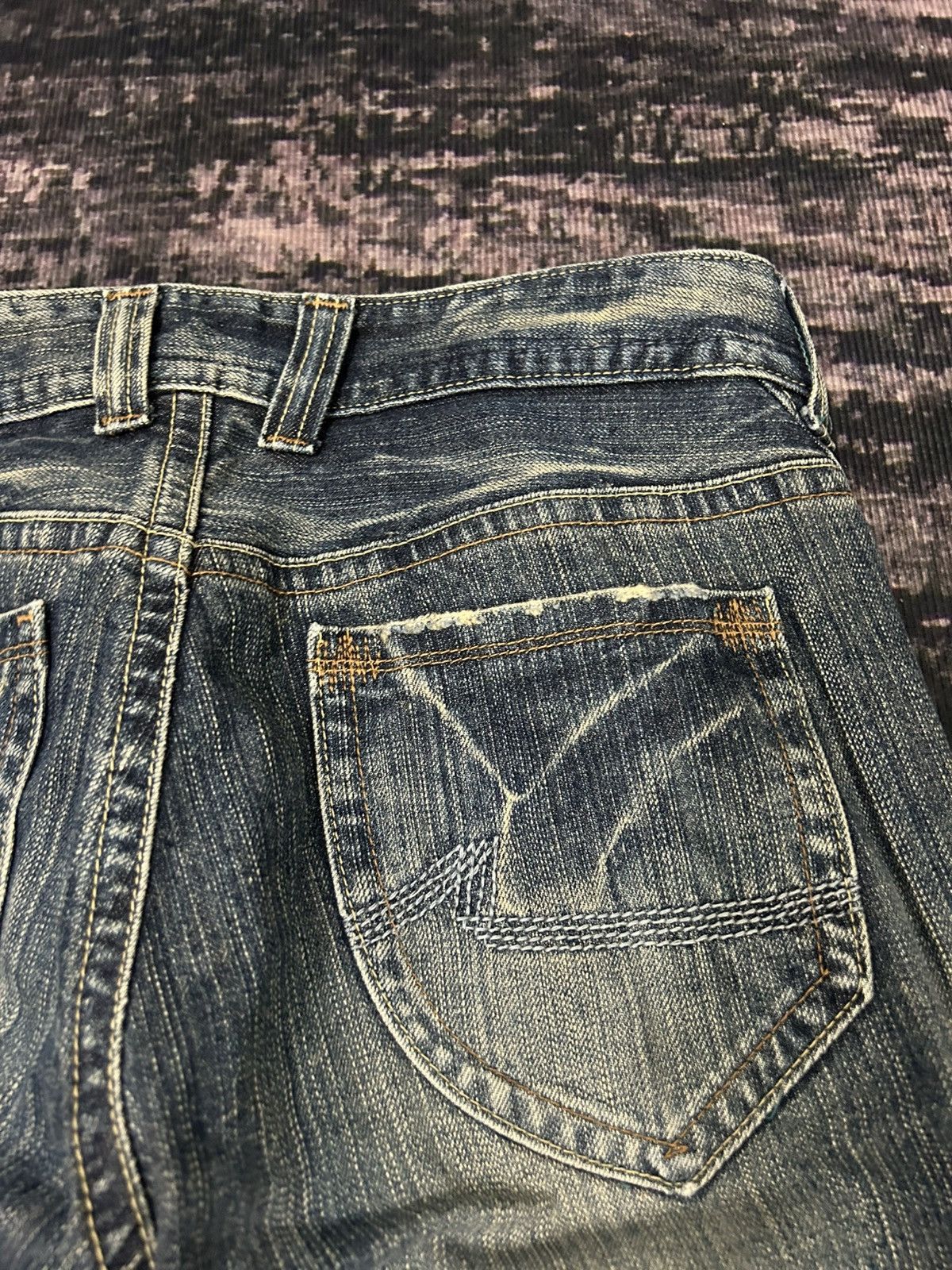 Japanese Brand Vintage Georgia Washed Flare Jeans Size US 30 / EU 46 - 12 Thumbnail