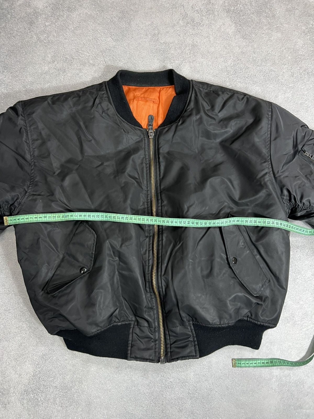 Vintage VTG MA-1 FlY ARCHIVE MADE IN USA RETRO REVERSIBLE Jacket Size US XL / EU 56 / 4 - 18 Thumbnail