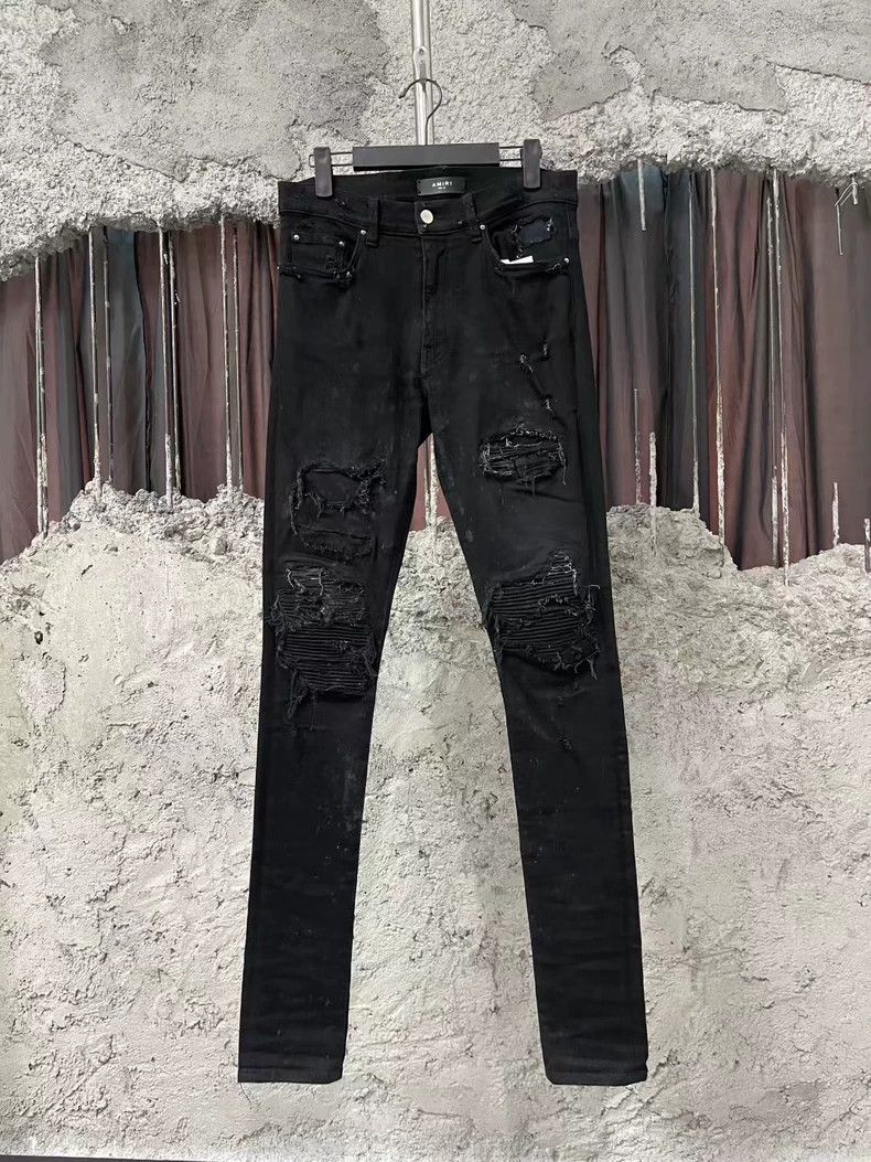 Amiri Amiri MX1 Patchwork Denim Pants Size US 29 - 1 Thumbnail