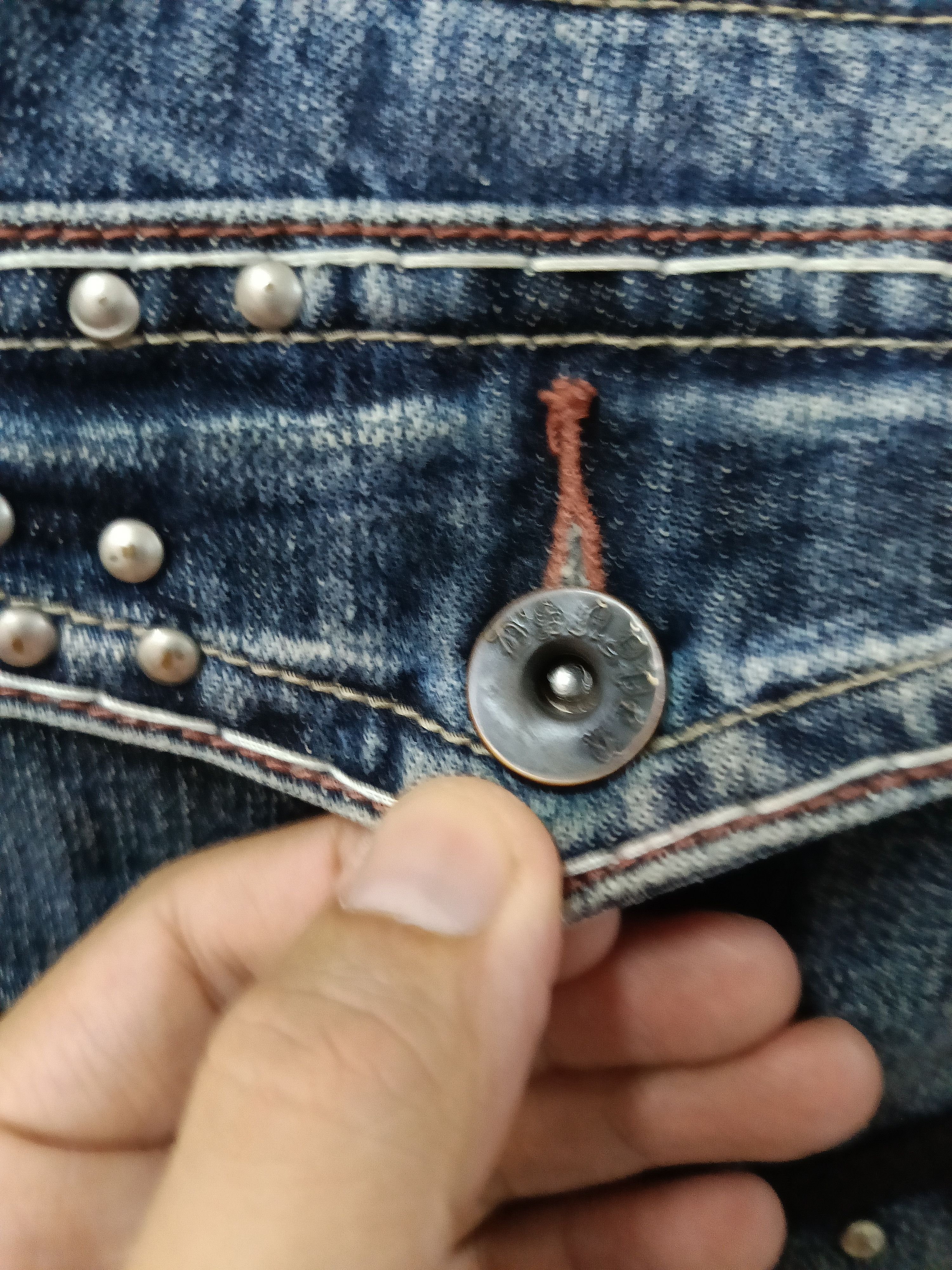14th Addiction Japanese Brand punk Chrome Hearts Inspired Jeans Size US 38 / EU 54 - 5 Thumbnail