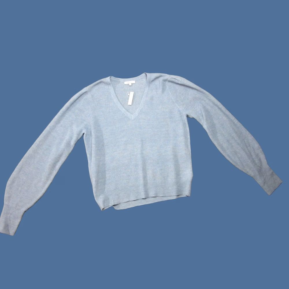 Madewell Madewell Sweater Womens XL Blue Soft Knit Alpaca Blend V Neck Luxury Size XL / US 12-14 / IT 48-50 - 1 Thumbnail