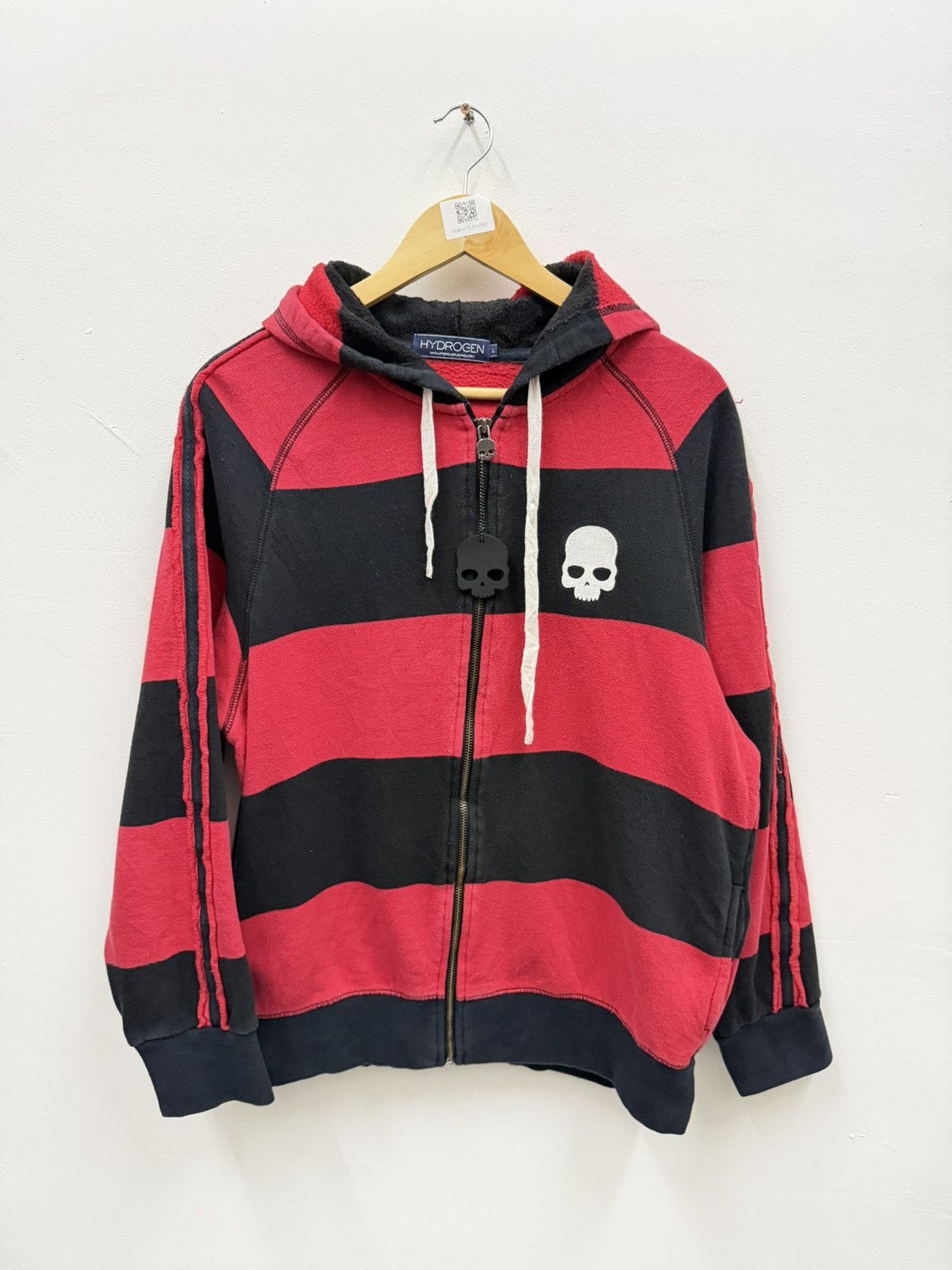 HYDROGEN HYDROGEN PUNKS EMBROIDERY SKULL LIMITED EDITION HOODIE Size US L / EU 52-54 / 3 - 1 Thumbnail