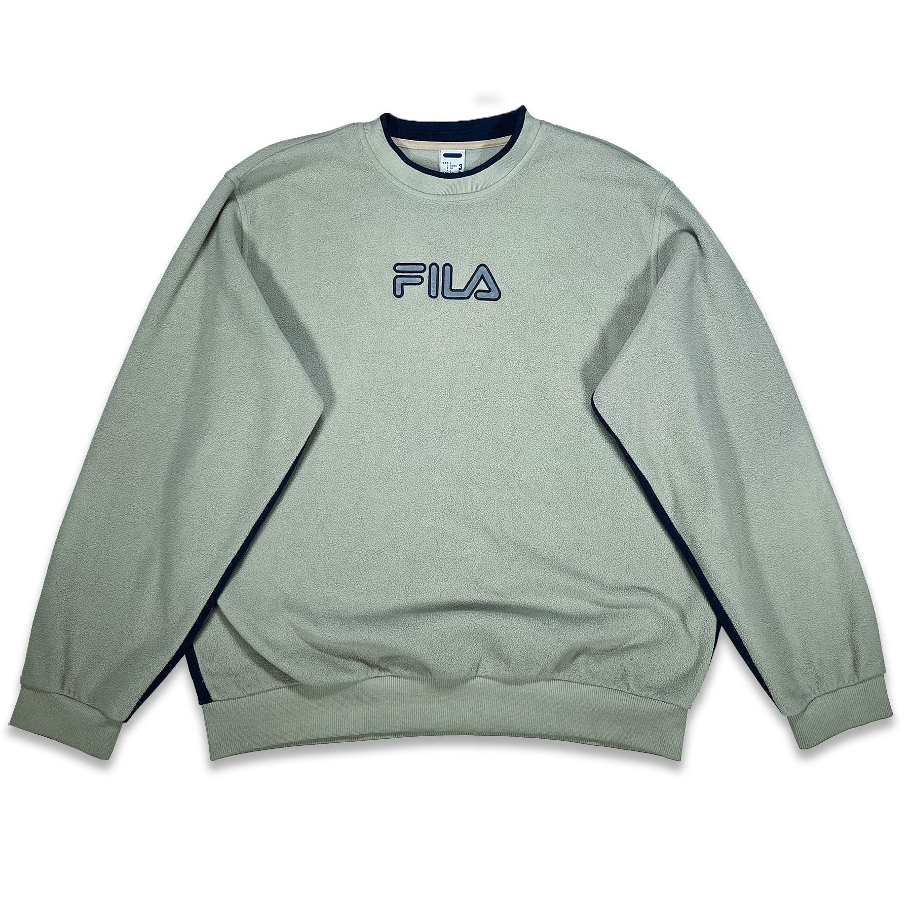 Fila Fila Vintage Fleece Sweatshirt, Reflective Logo • L size Size US L / EU 52-54 / 3 - 2 Thumbnail