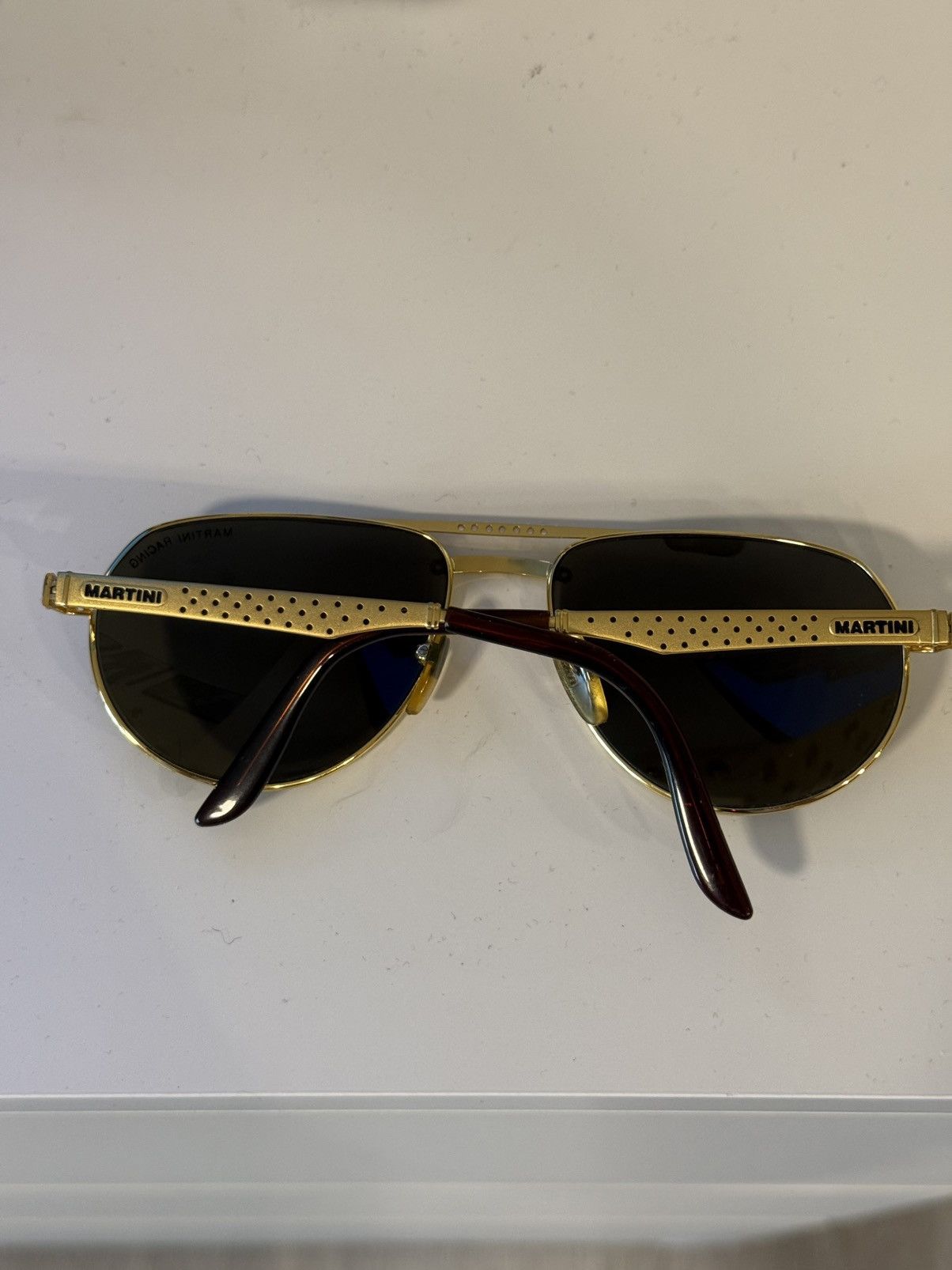 Lozza Vintage LOZZA Martini Racing Aviator Sunglasses Mod MS41 Size ONE SIZE - 6 Thumbnail