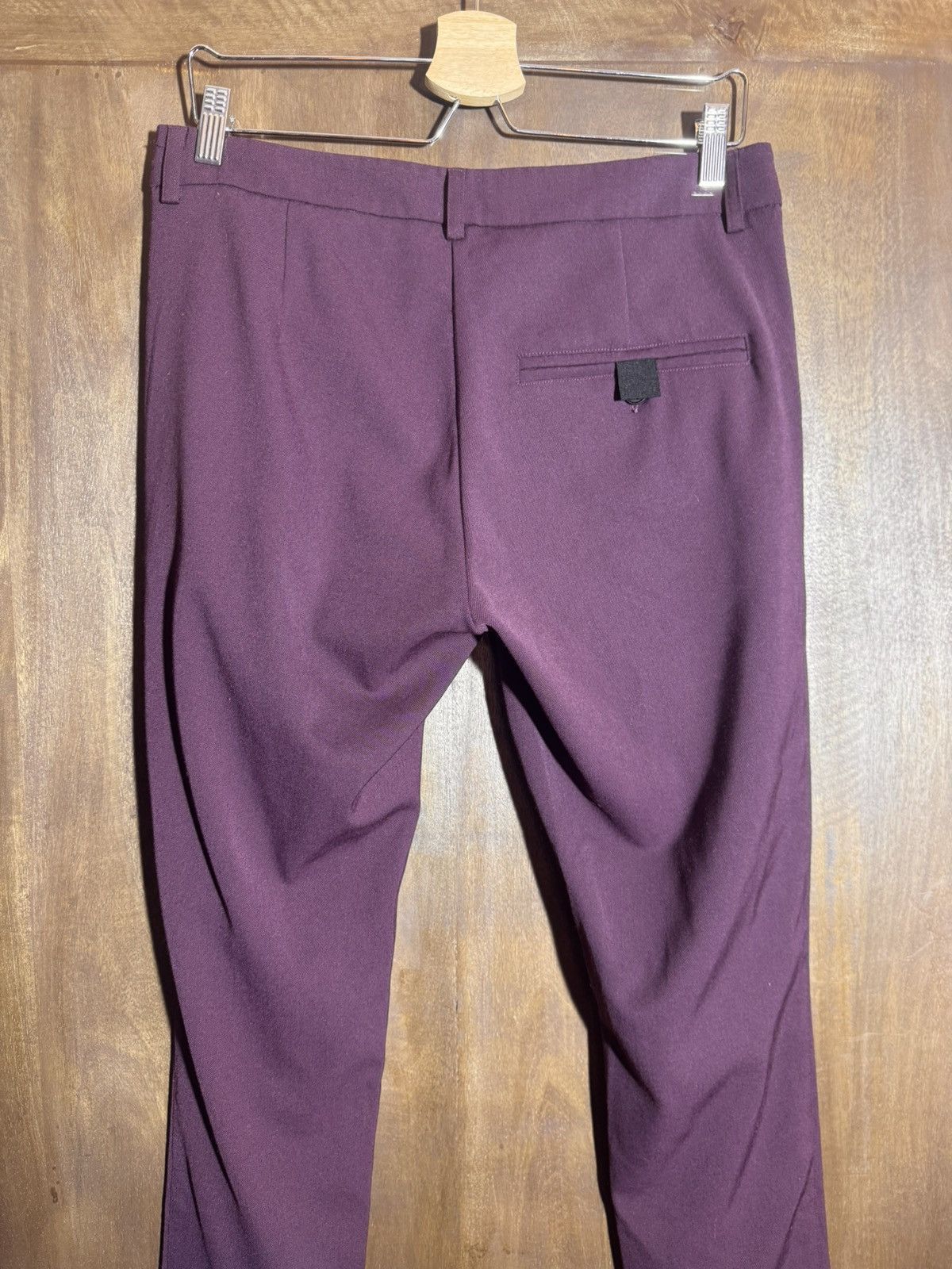 Damir Doma damir doma silent asymmetrical pants burgundy wool S WO Size 26" / US 2 / IT 38 - 6 Thumbnail