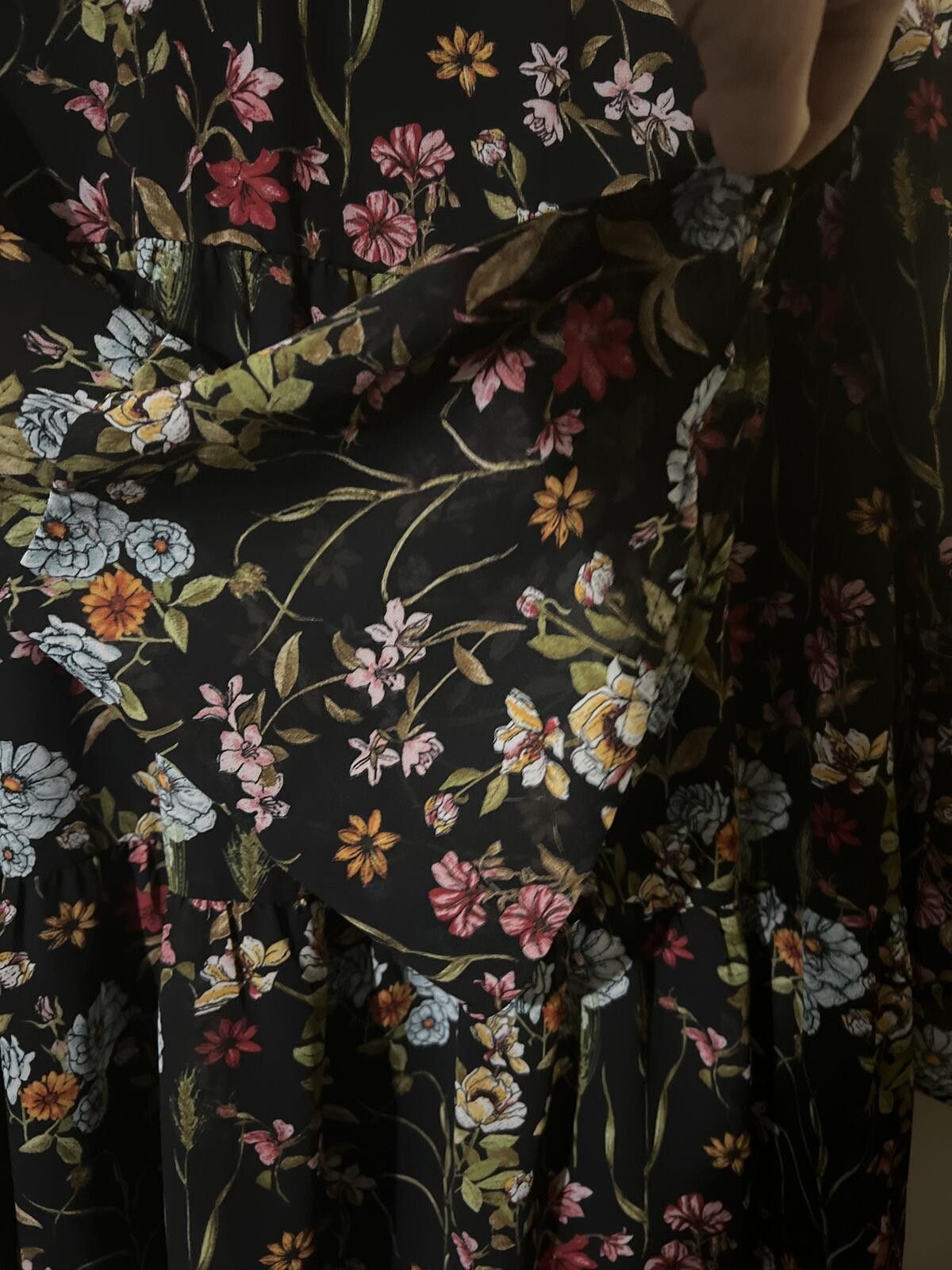 Other Allard State Black Floral Long Sleeve Dress Medium fairycore Size M / US 6-8 / IT 42-44 - 5 Thumbnail