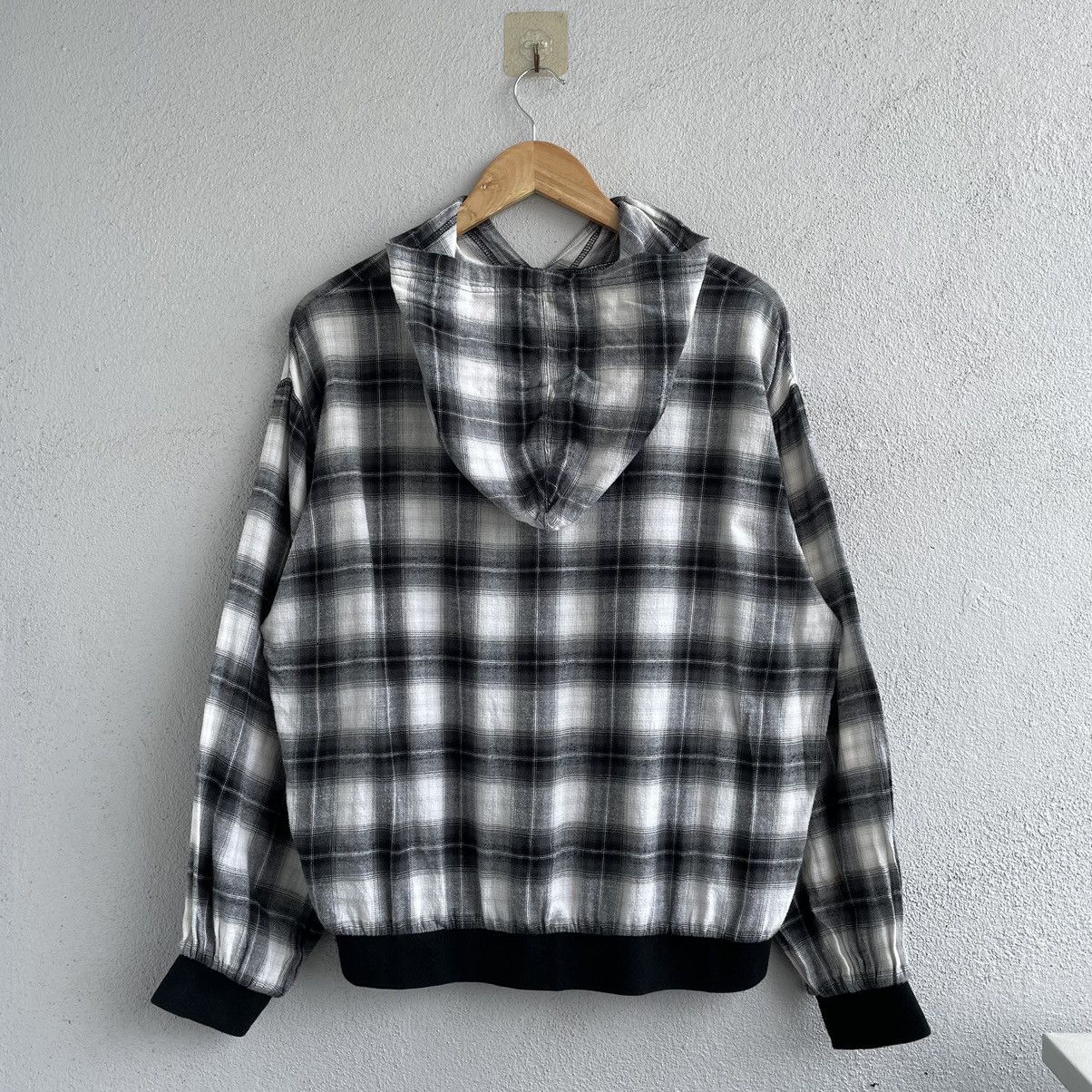 Stussy Vintage Stussy Big Logo Plaid Hoodie Size US M / EU 48-50 / 2 - 4 Thumbnail