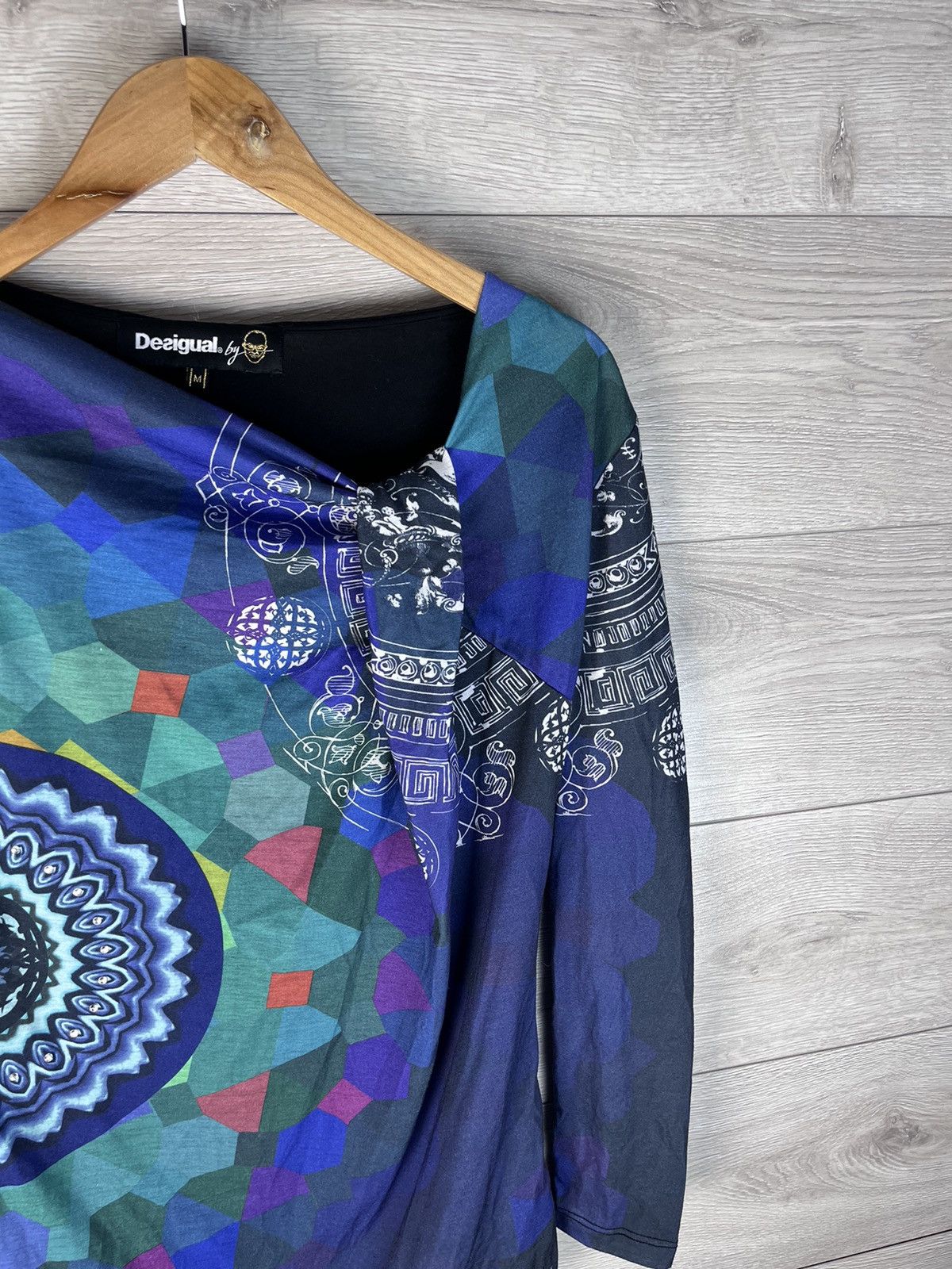 Desigual Women blouse Designer size M casual Y2K Japan Size M / US 6-8 / IT 42-44 - 2 Thumbnail