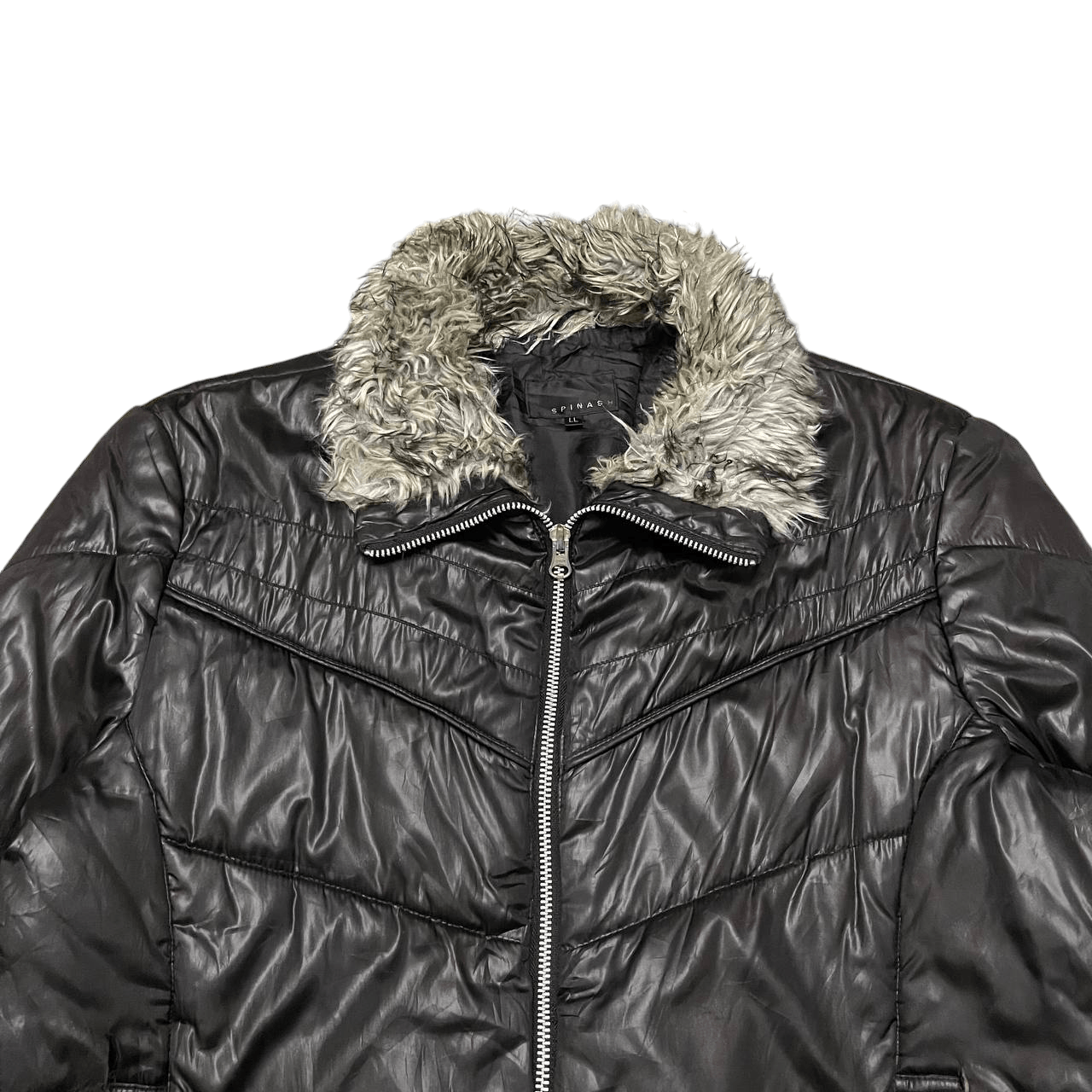 Spinash Vintage Spinash Fur Puffer Jacket ifsixwasnine lgb goa style Size US L / EU 52-54 / 3 - 2 Thumbnail