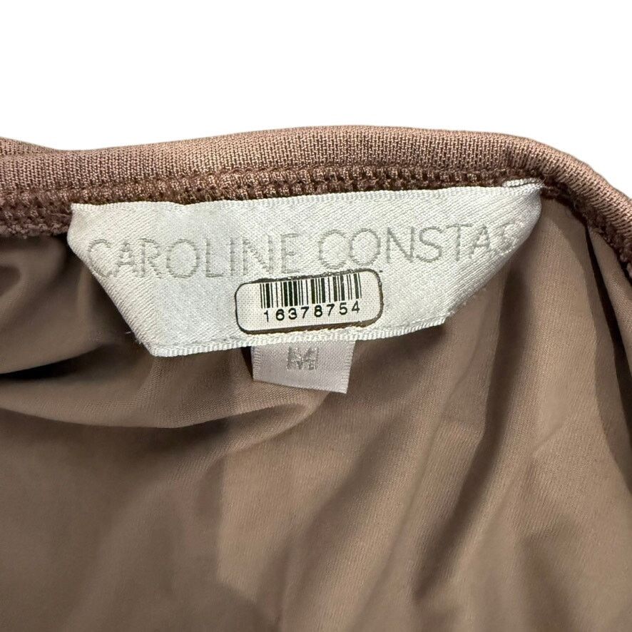 CAROLINE CONSTAS Caroline Constas Strapless Tara Dress in Brown, Size M Size M / US 6-8 / IT 42-44 - 5 Thumbnail