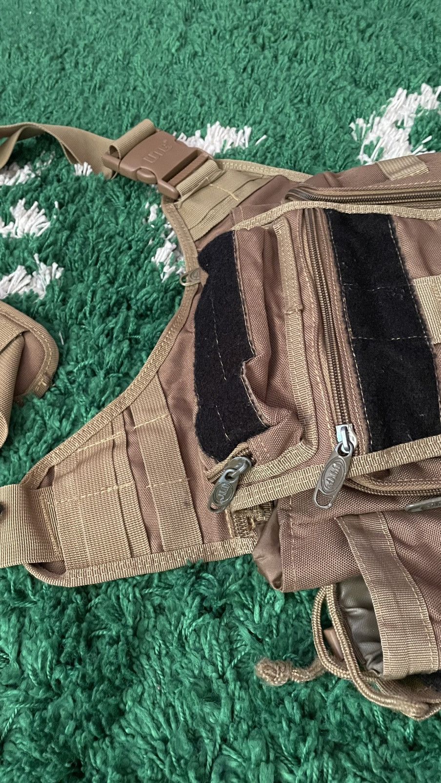 Vintage Multi functional tactical messenger bag shoulder side Size ONE SIZE - 2 Thumbnail