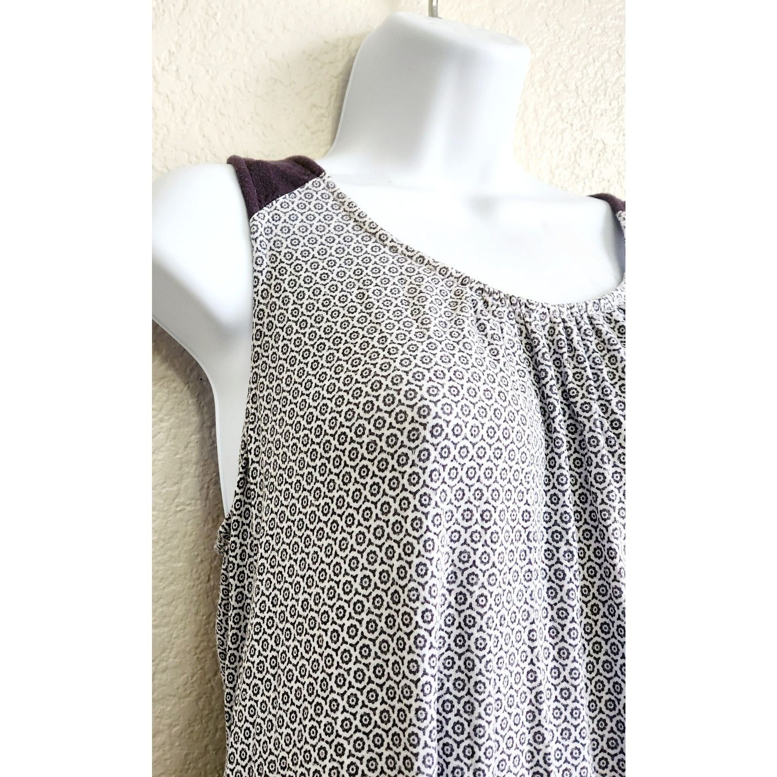Other Ellen Tracy Black White Circle Print Sleeveless Mini Dress S Size S / US 4 / IT 40 - 2 Thumbnail