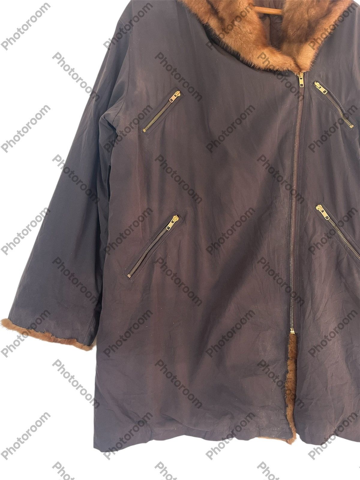 Vintage MINK FUR HEAVY JACKET Size US L / EU 52-54 / 3 - 7 Thumbnail