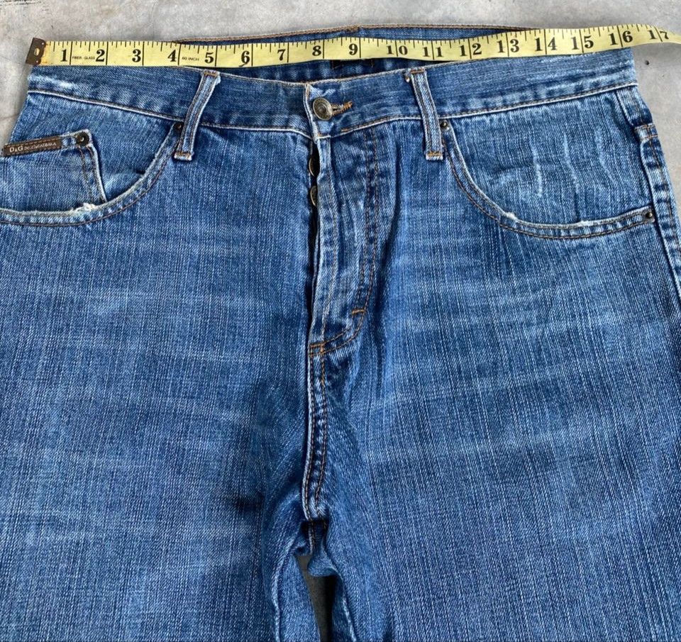 Dolce & Gabbana 💥BEST OFFER😊VINTAGE Y2K DOLCE & GABANNA DISTRESSED DENIM Size US 32 / EU 48 - 4 Thumbnail